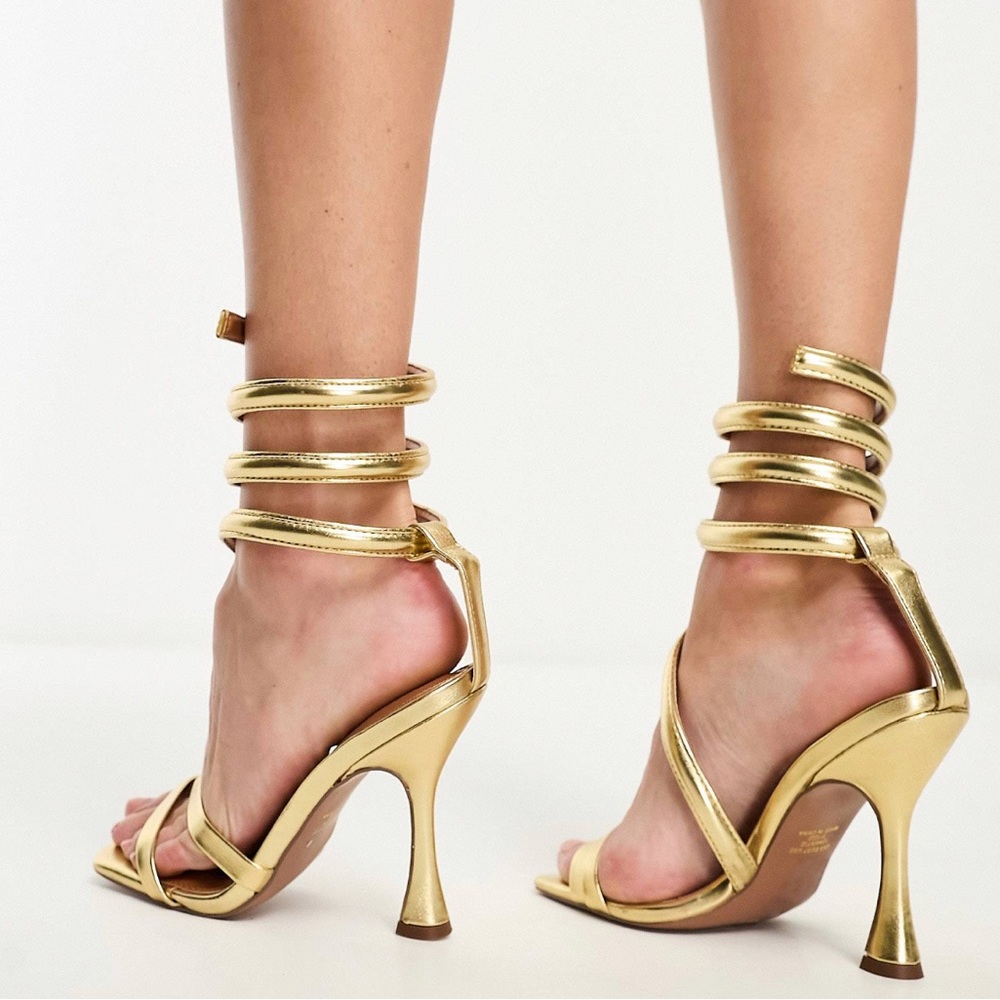 ASOS Neo ankle coil high heel sandal